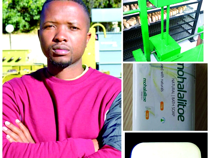 Fokothi graduate makes soap machine