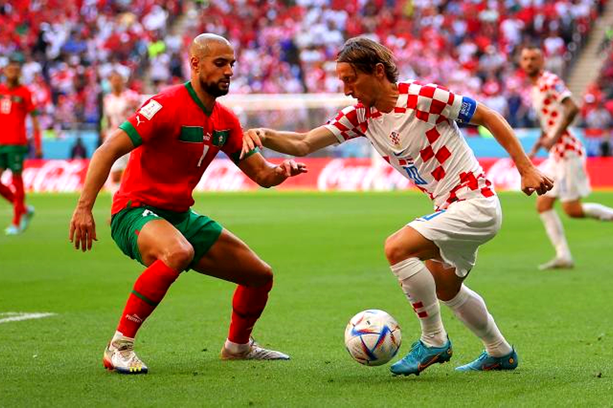 Atlas Lions frustrate Modric in Group F opener Atlas Lions frustrate Modric in Group F opener