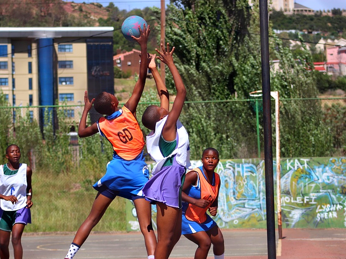 Lesotho U-21 netball team takes on SA