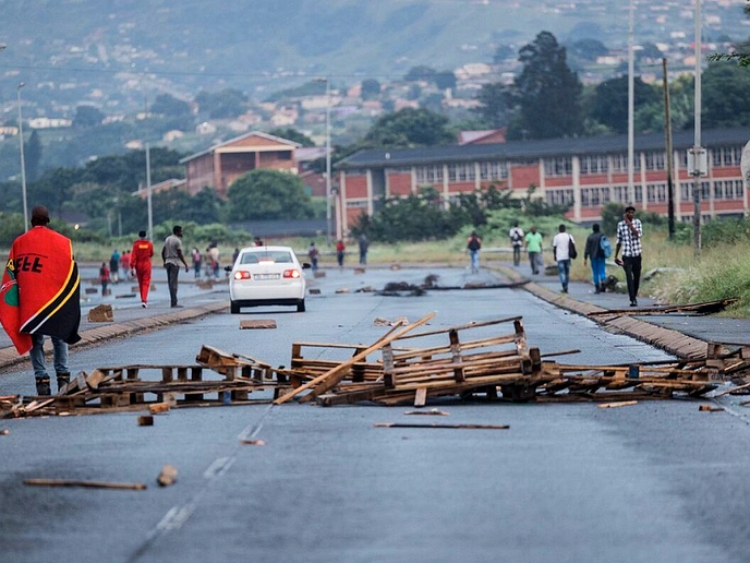 EFF politics of violent insurrection halted