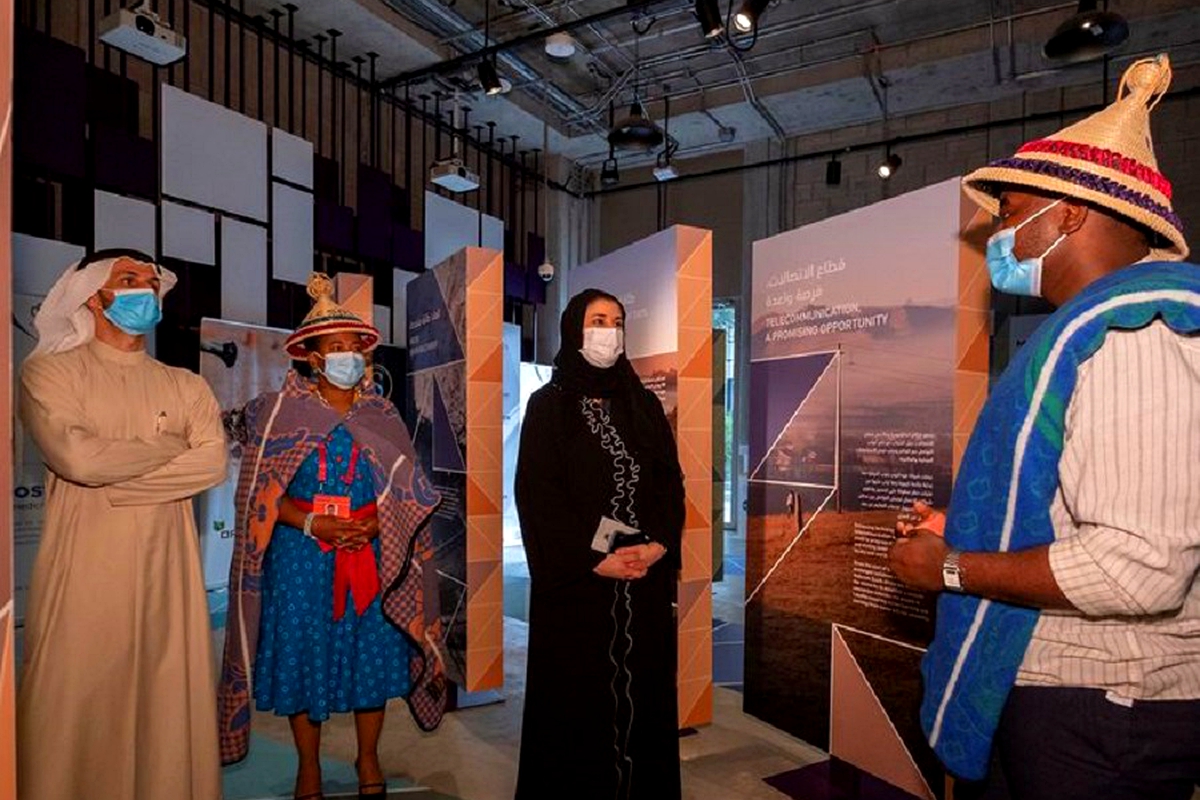 United Arab Emirates technology minister visits Lesotho pavilion in Dubai United Arab Emirates technology minister visits Lesotho pavilion in Dubai