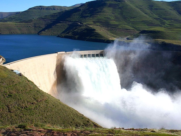 Katse Dam experiences spillage after decade