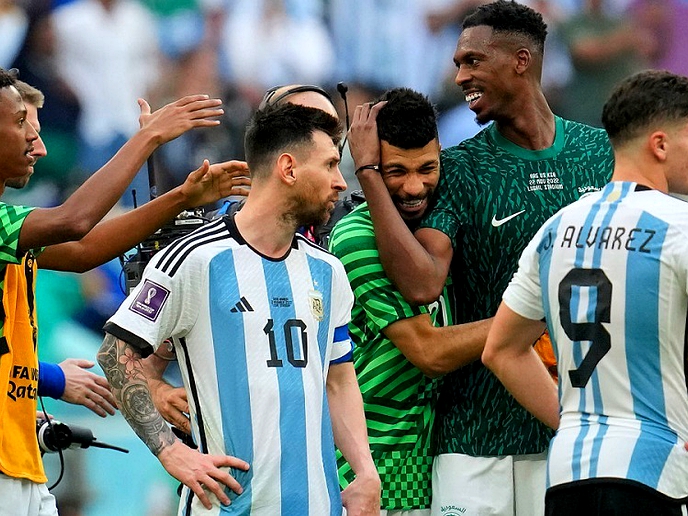 Saudi Arabia beat Argentina 2-1 in groups stage