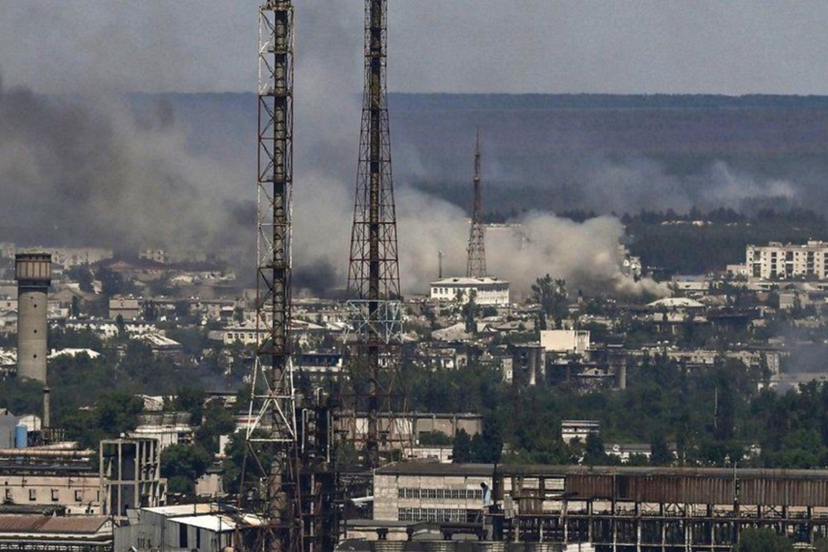 Chemical plant hit as fighting rages in Severodonetsk Chemical plant hit as fighting rages in Severodonetsk