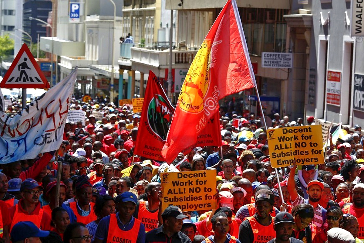 SA in nationwide strike in protest against cost of living SA in nationwide strike in protest against cost of living